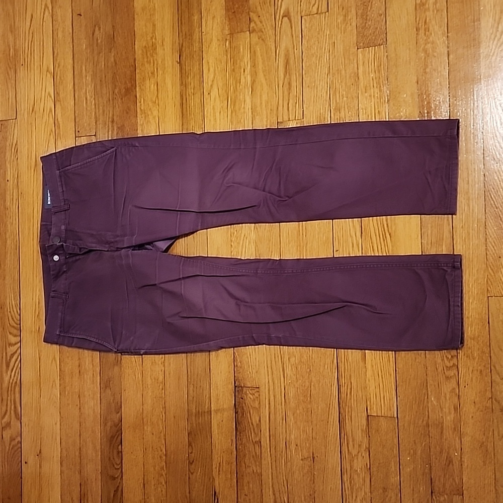 Maroon Bonobos chinos in size 33x30, tailored fit